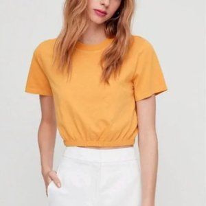 ARITZIA - Wilfred Piaf crop tee miustard